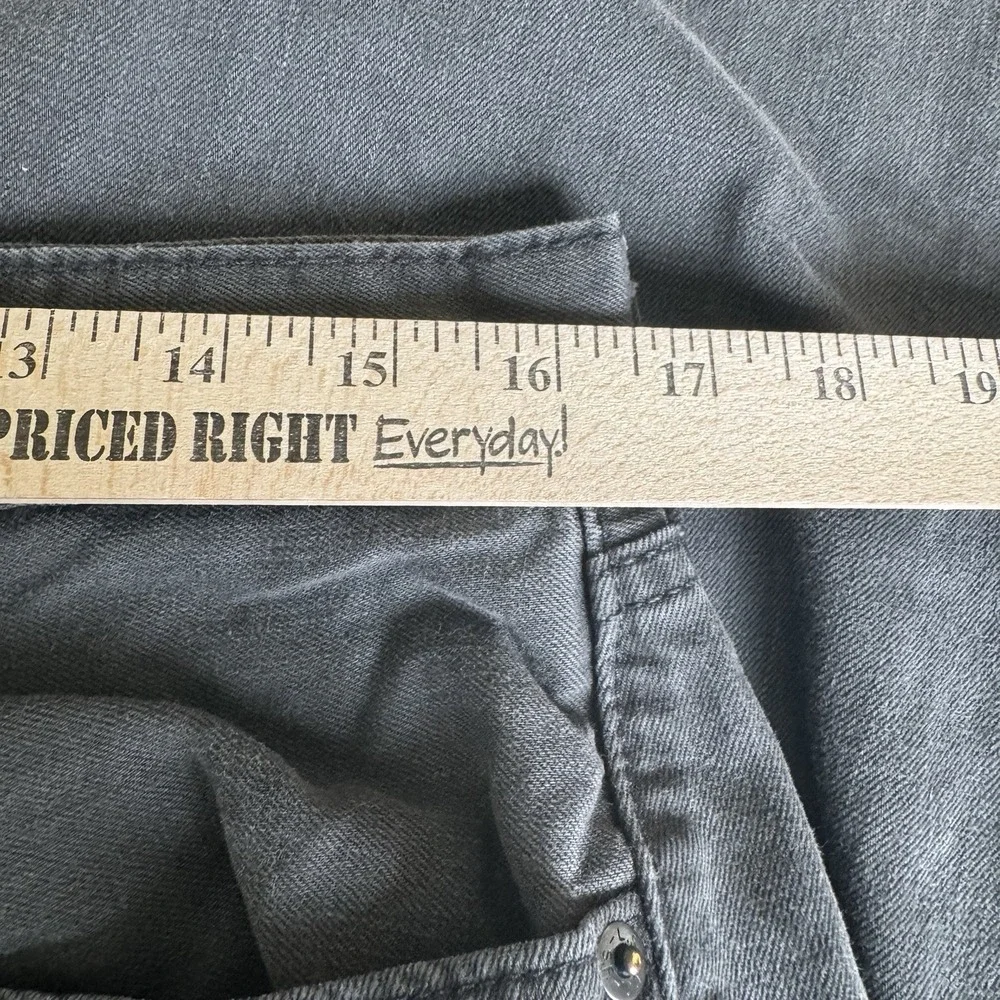 Levis 505 Jeans Mens 34x30 Charcoal Regular Straight Denim Pants Classic